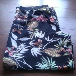 Floral palazzo pants